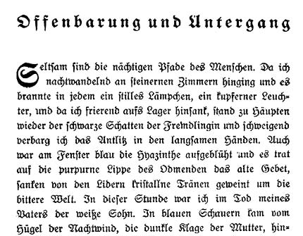 Offenbarung und Untergang