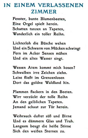 In einem verlassenen Zimmer